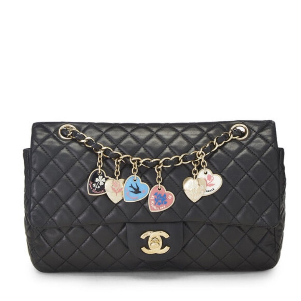 Chanel Lambskin Valentine Shoulder Bag